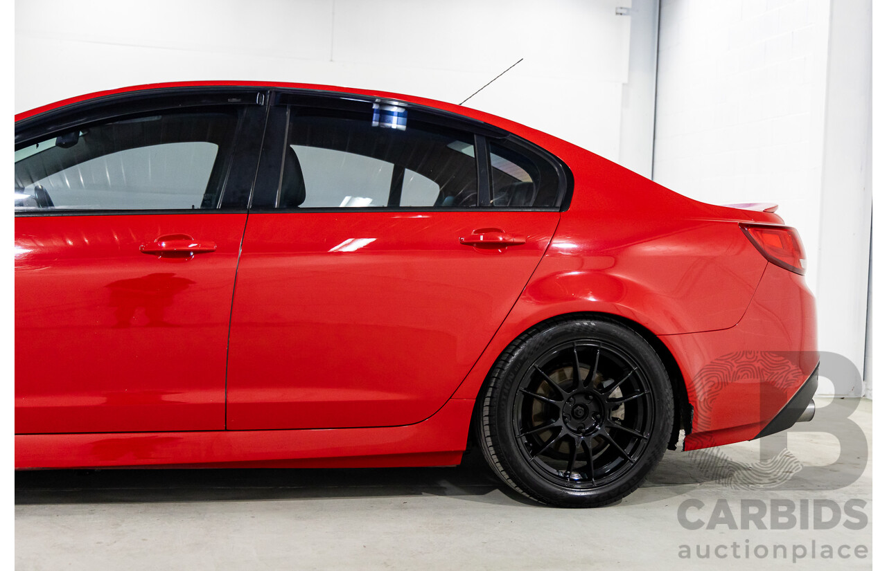 9/2014 Holden Commodore SV6 VF 4d Sedan Redhot Red V6 3.6L