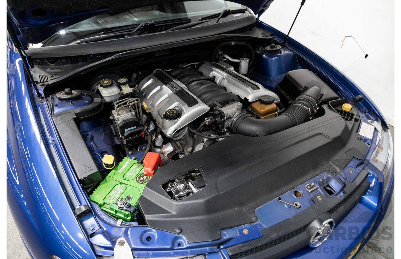 4/2005 Holden Commodore SV8 VZ 05 Upgrade 4d Sedan Impulse Blue Metallic V8 5.7L