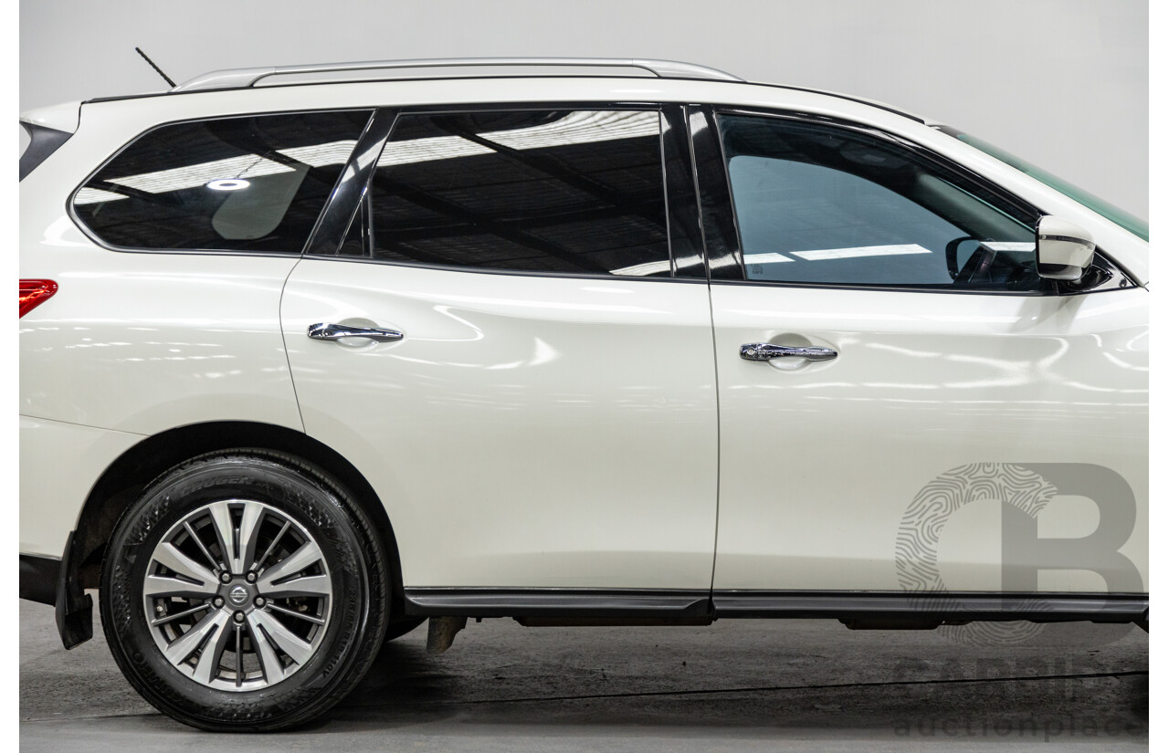 5/2017 Nissan Pathfinder ST R52 MY15 4d Wagon White V6 3.5L - 7 Seater