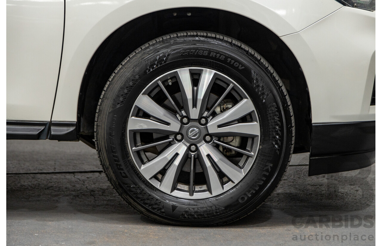 5/2017 Nissan Pathfinder ST R52 MY15 4d Wagon White V6 3.5L - 7 Seater