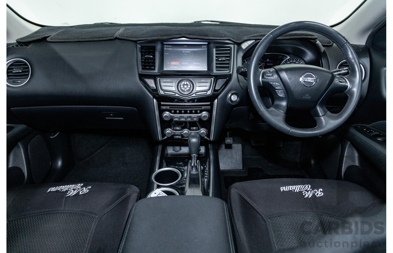 5/2017 Nissan Pathfinder ST R52 MY15 4d Wagon White V6 3.5L - 7 Seater