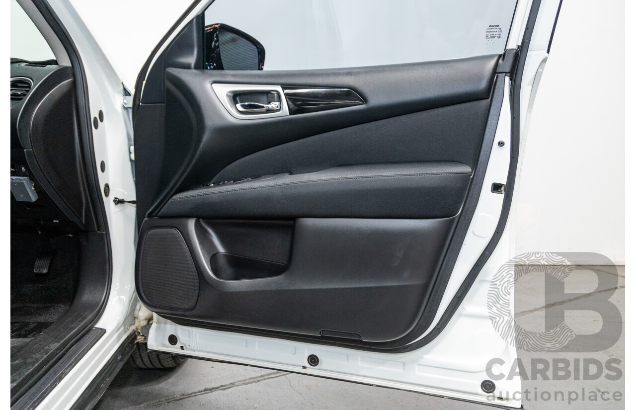 5/2017 Nissan Pathfinder ST R52 MY15 4d Wagon White V6 3.5L - 7 Seater