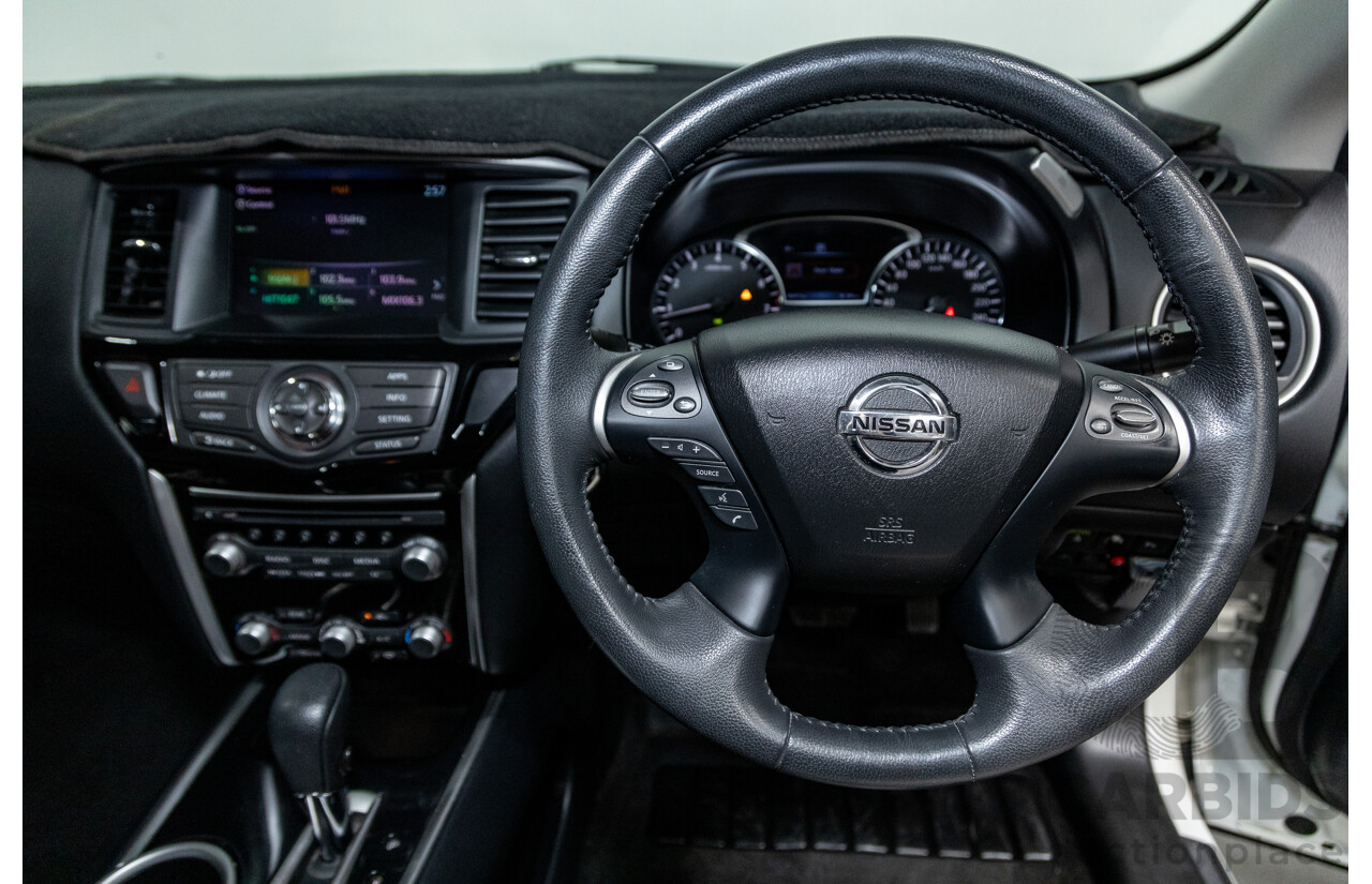 5/2017 Nissan Pathfinder ST R52 MY15 4d Wagon White V6 3.5L - 7 Seater