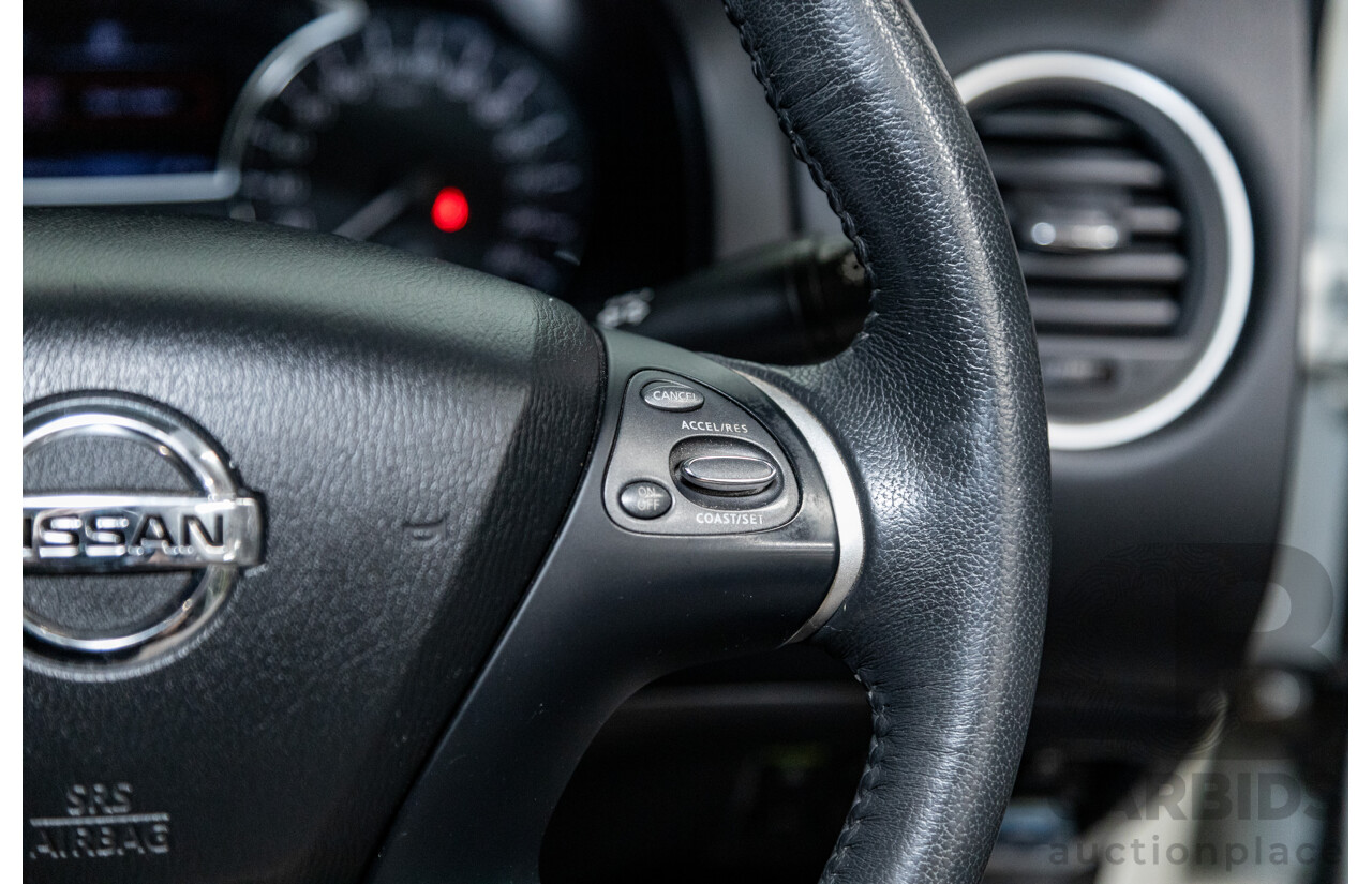 5/2017 Nissan Pathfinder ST R52 MY15 4d Wagon White V6 3.5L - 7 Seater