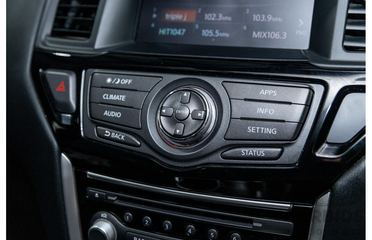 5/2017 Nissan Pathfinder ST R52 MY15 4d Wagon White V6 3.5L - 7 Seater