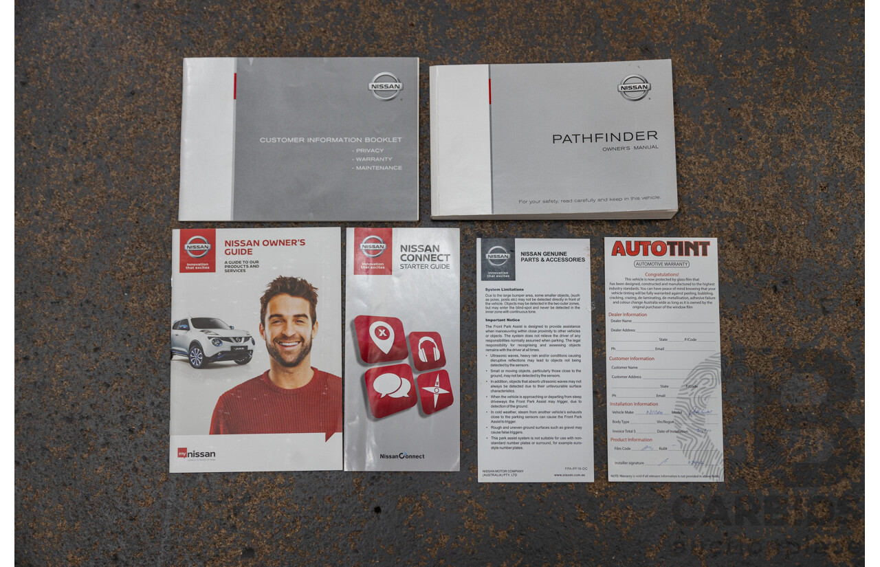 5/2017 Nissan Pathfinder ST R52 MY15 4d Wagon White V6 3.5L - 7 Seater