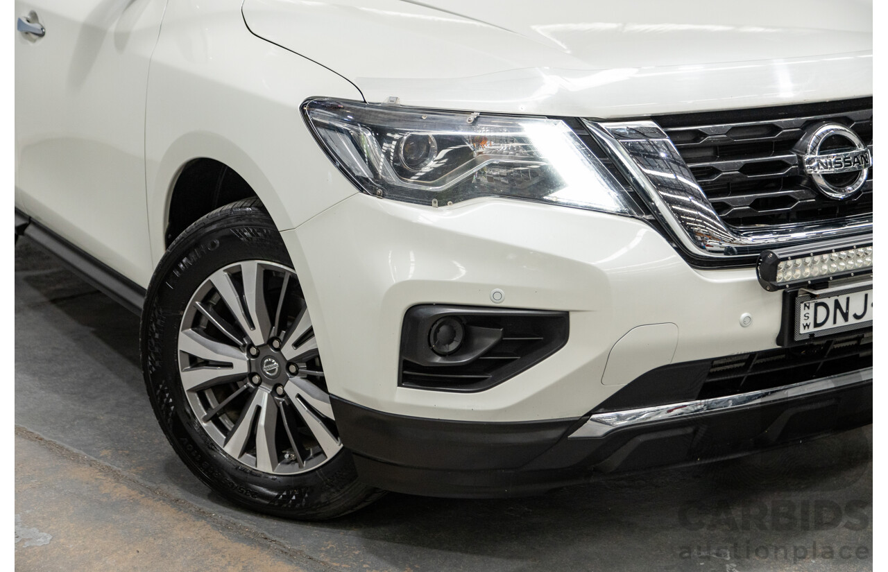 5/2017 Nissan Pathfinder ST R52 MY15 4d Wagon White V6 3.5L - 7 Seater