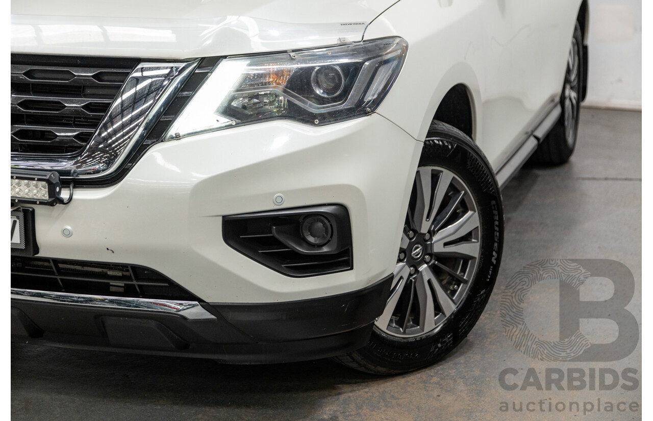 5/2017 Nissan Pathfinder ST R52 MY15 4d Wagon White V6 3.5L - 7 Seater