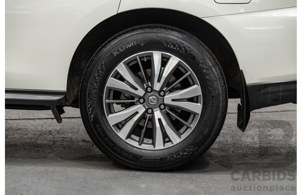 5/2017 Nissan Pathfinder ST R52 MY15 4d Wagon White V6 3.5L - 7 Seater