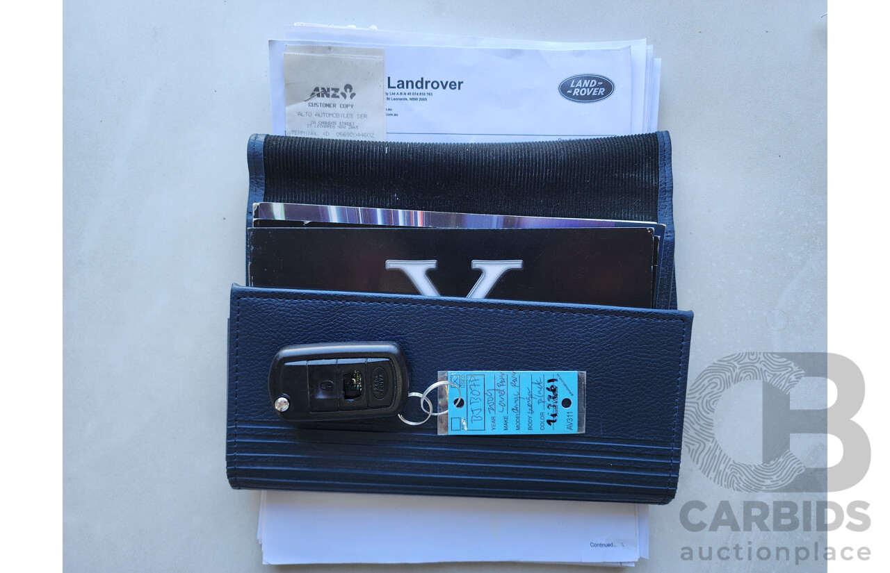 2/2009 Range Rover Range Rover Sport 2.7 TdV6 MY09 4d Wagon Black 2.7L