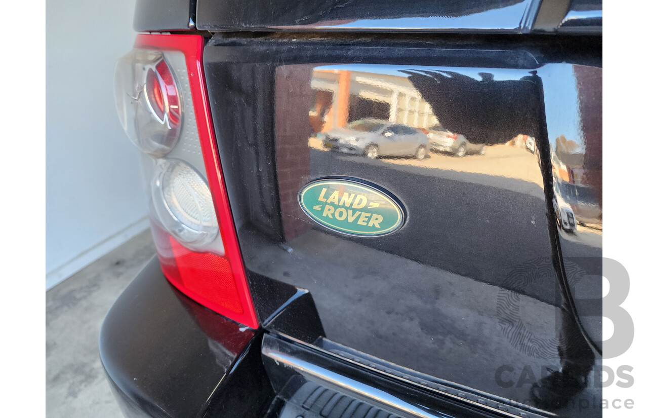 2/2009 Range Rover Range Rover Sport 2.7 TdV6 MY09 4d Wagon Black 2.7L