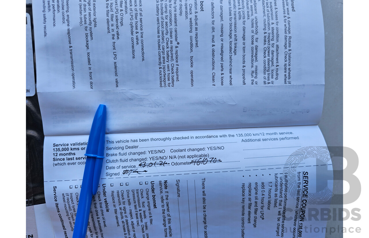 3/2011 Holden Commodore Omega VE II Utility White 3.0L