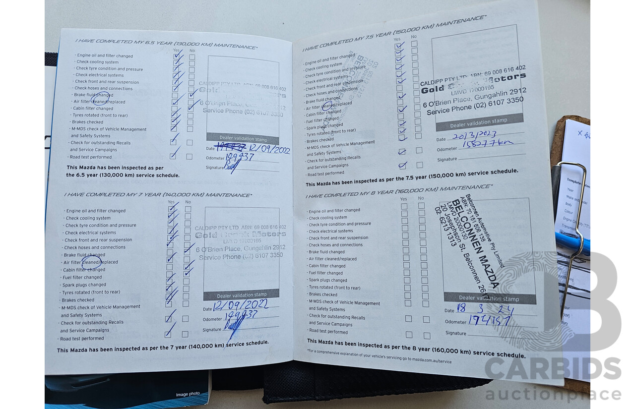 8/2013 Mazda Mazda3 NEO BL MY13 5d Hatchback Red 2.0L