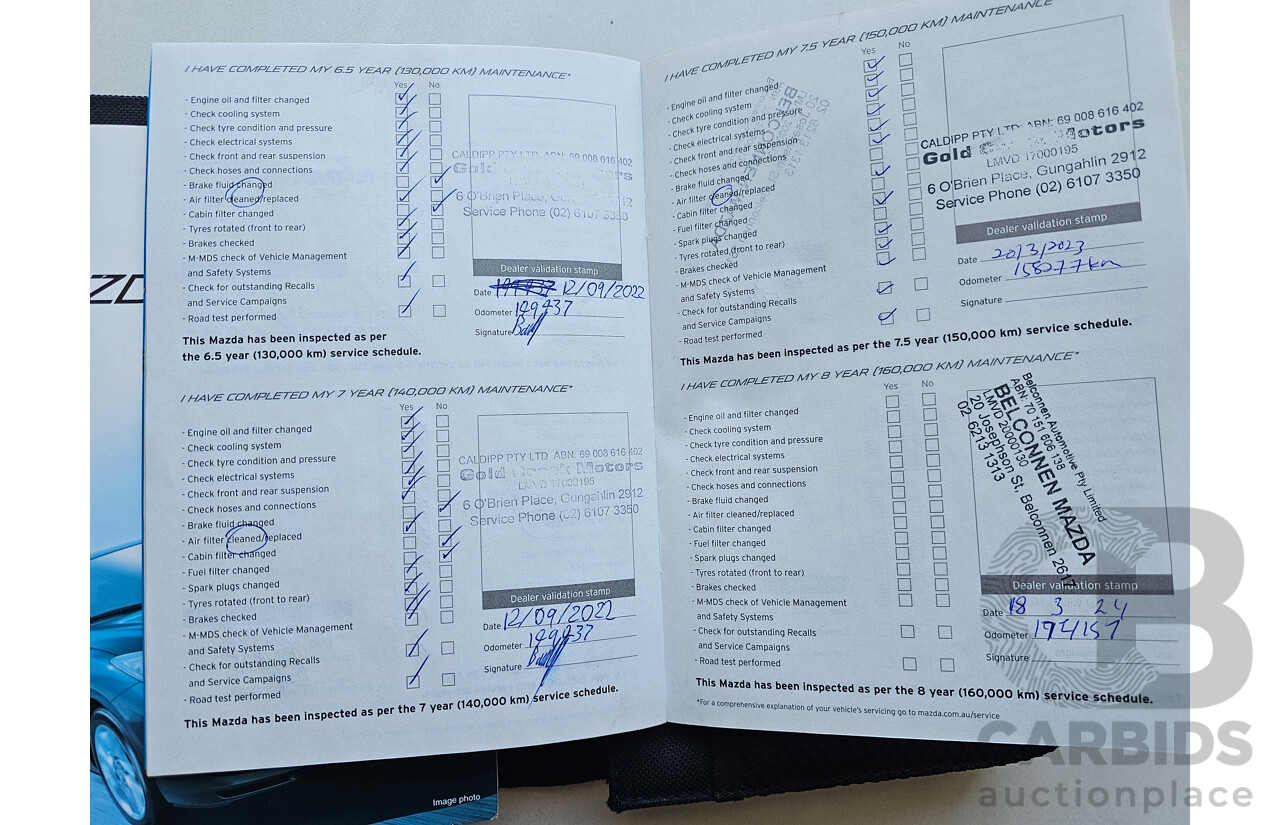 8/2013 Mazda Mazda3 NEO BL MY13 5d Hatchback Red 2.0L