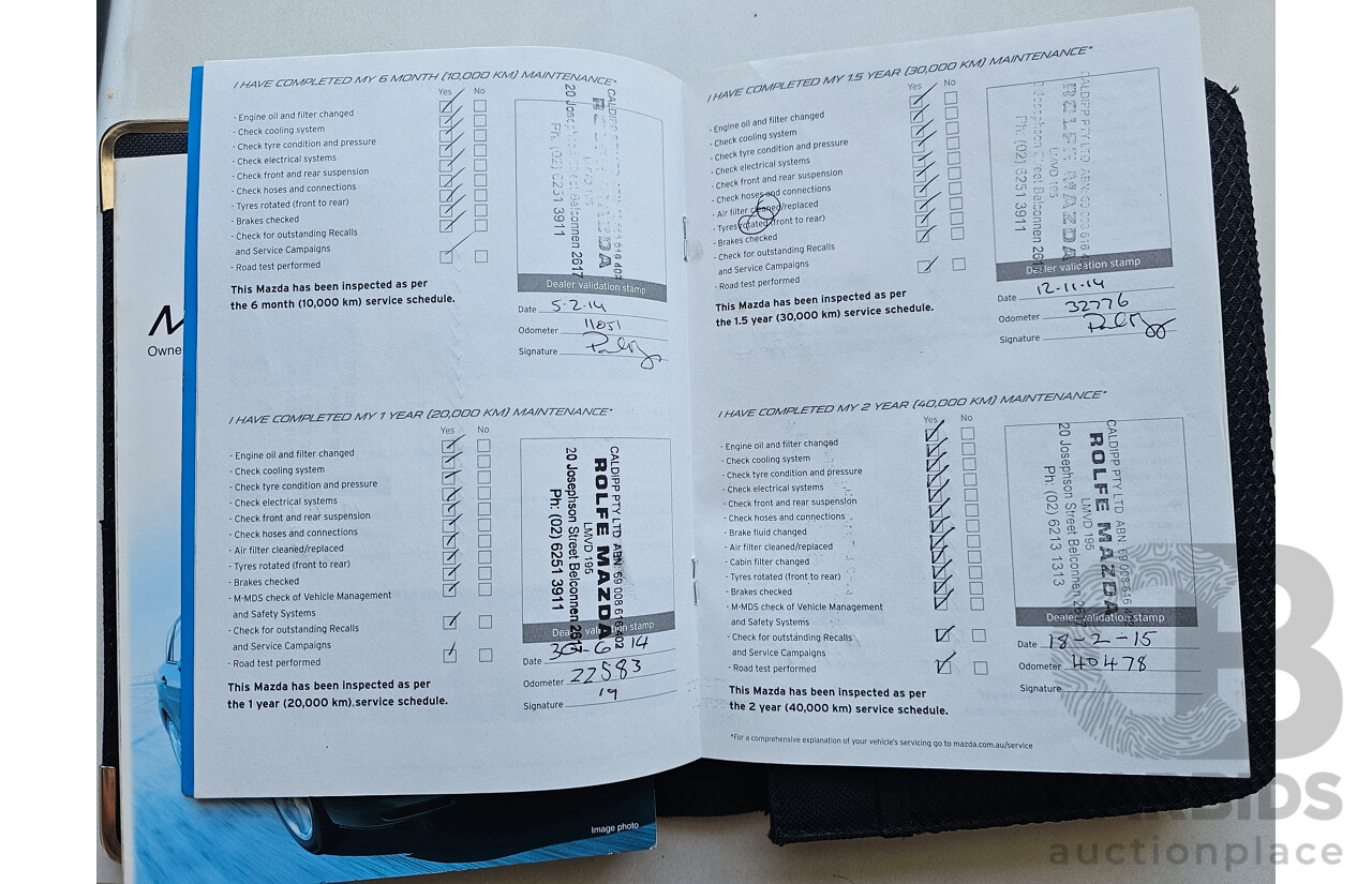 8/2013 Mazda Mazda3 NEO BL MY13 5d Hatchback Red 2.0L