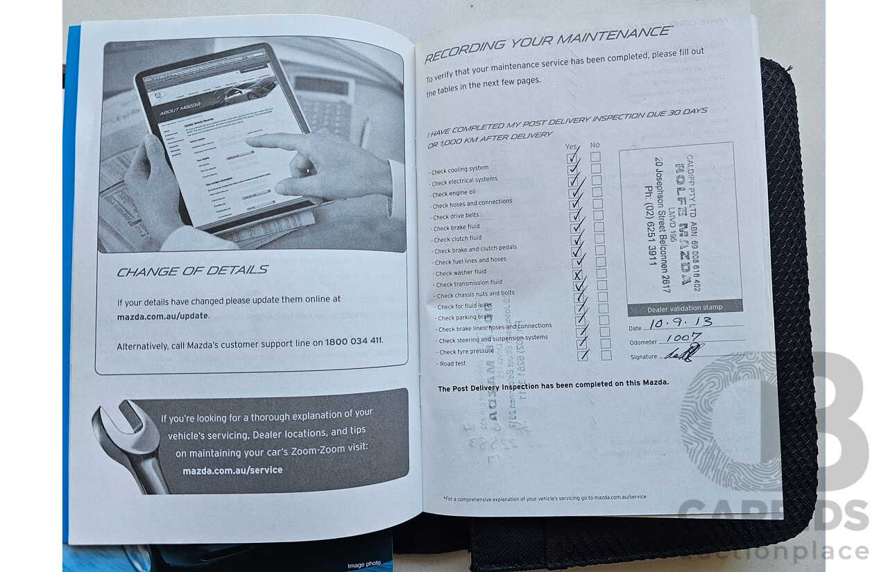 8/2013 Mazda Mazda3 NEO BL MY13 5d Hatchback Red 2.0L