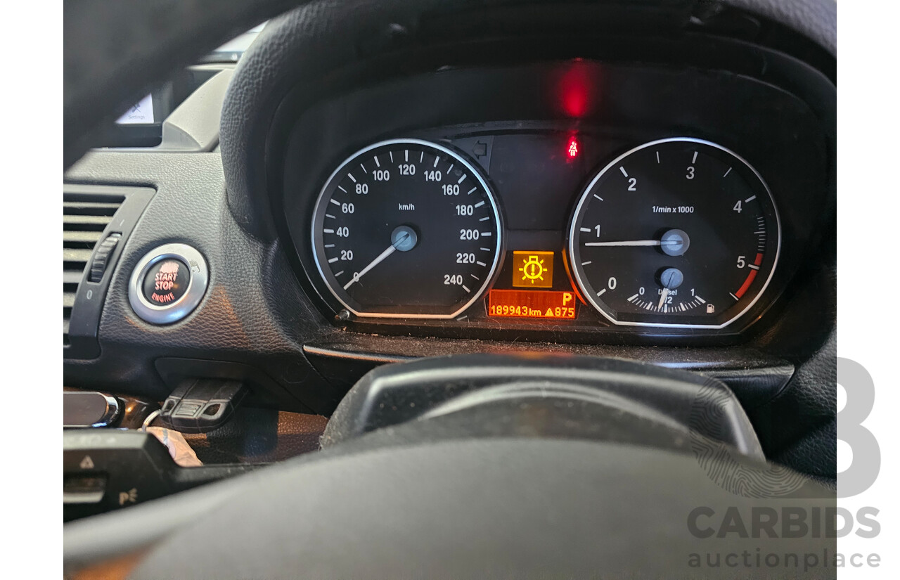 6/2010 BMW 118d E88 MY09 2d Convertible White 2.0L