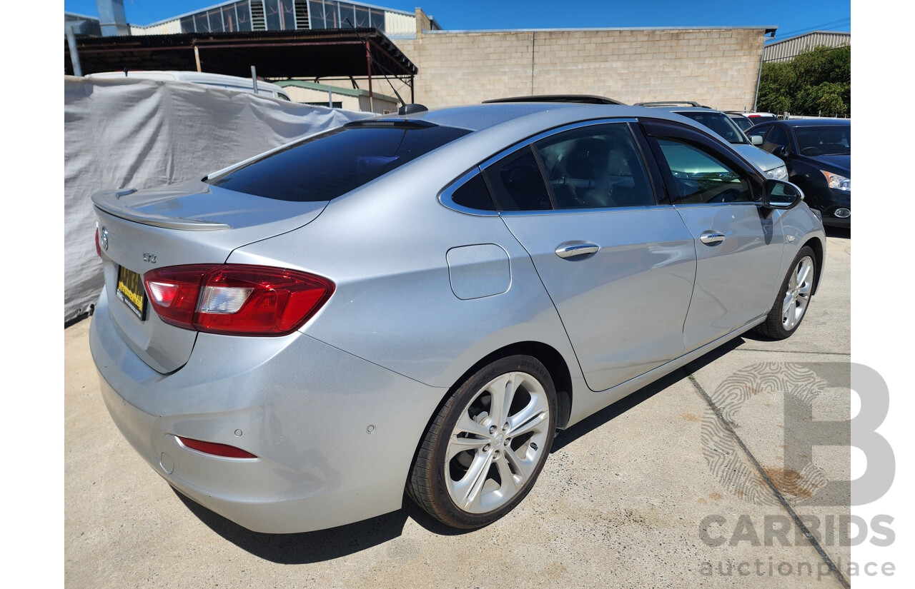 12/2018 HOLDEN ASTRA LTZ (5YR) BL MY18 4D sedan Silver 1.4L Turbo