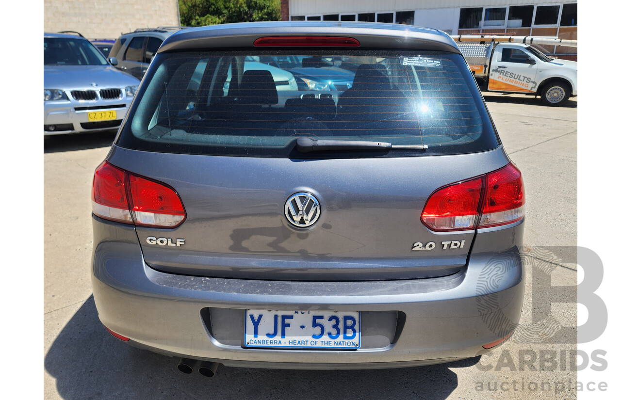 1/2010 Volkswagen Golf 103 TDI Comfortline 1K MY10 5d Hatchback Silver Or Chrome 2.0L