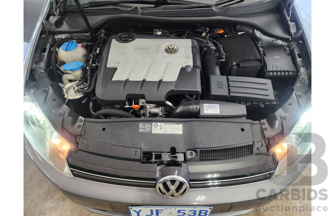 1/2010 Volkswagen Golf 103 TDI Comfortline 1K MY10 5d Hatchback Silver Or Chrome 2.0L