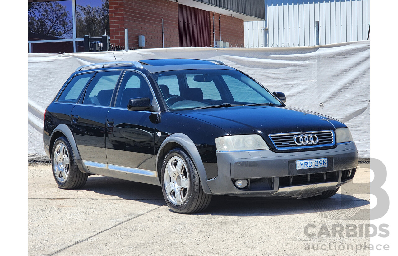 3/2002 Audi Allroad Quattro  C5 4d Wagon Black 2.7L Biturbo