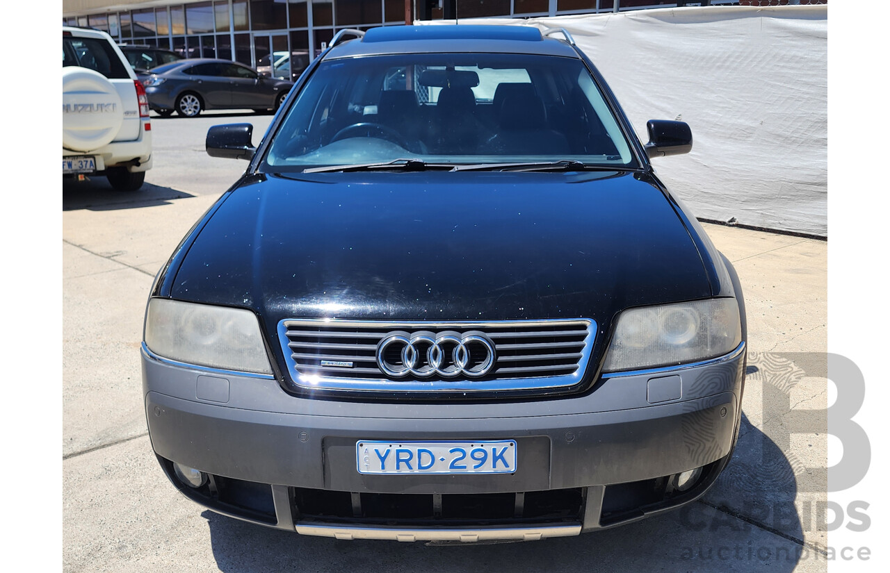 3/2002 Audi Allroad Quattro  C5 4d Wagon Black 2.7L Biturbo