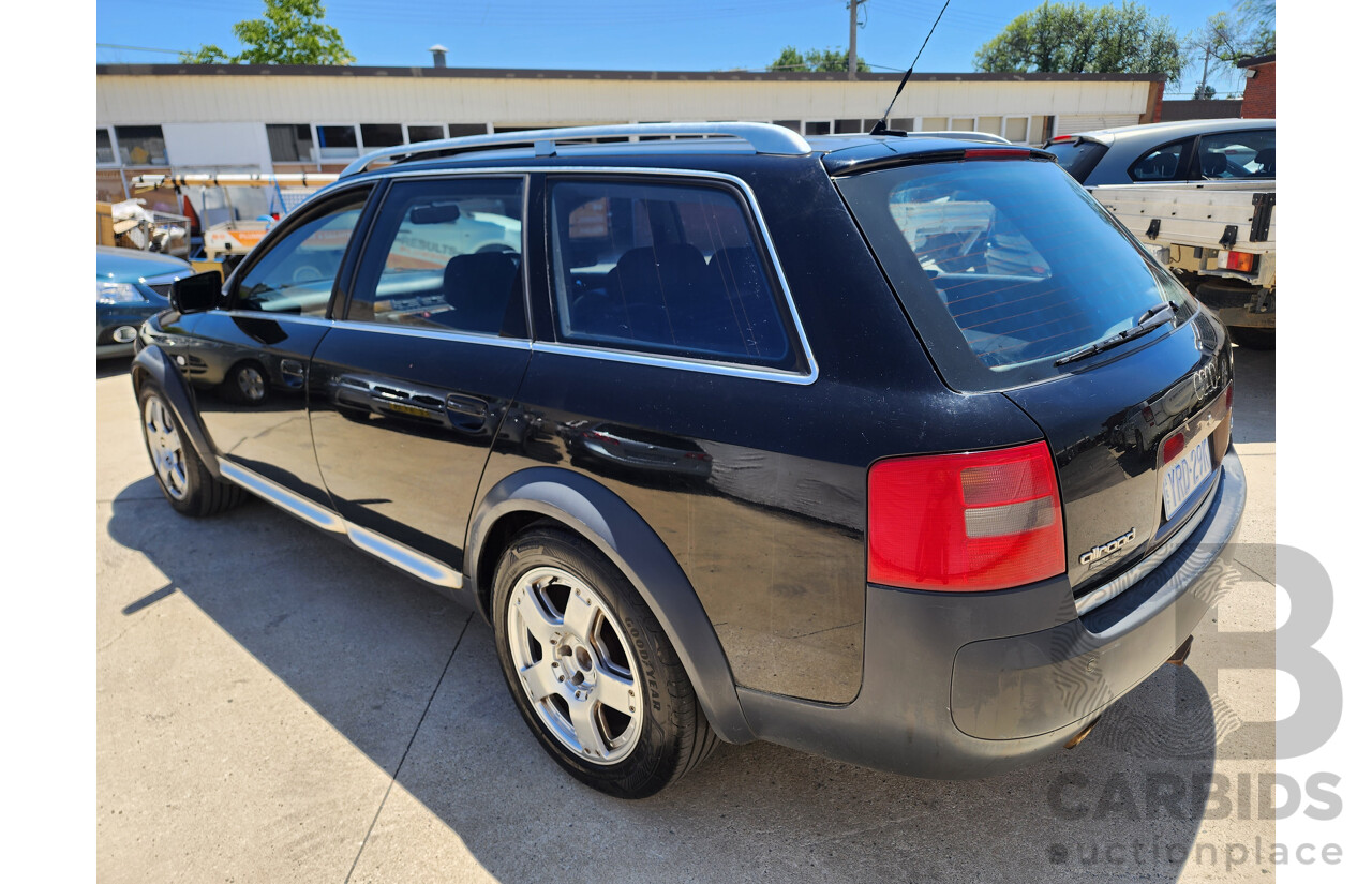 3/2002 Audi Allroad Quattro  C5 4d Wagon Black 2.7L Biturbo