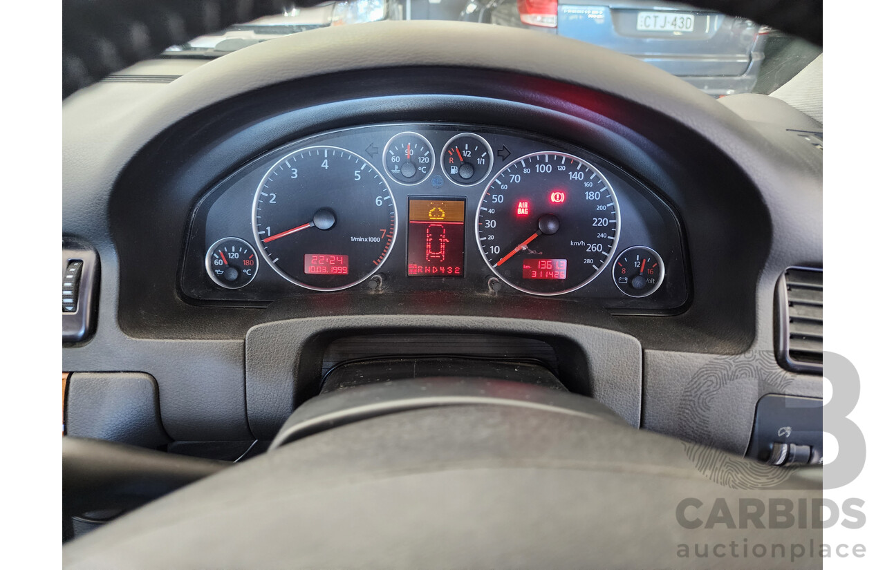 3/2002 Audi Allroad Quattro  C5 4d Wagon Black 2.7L Biturbo