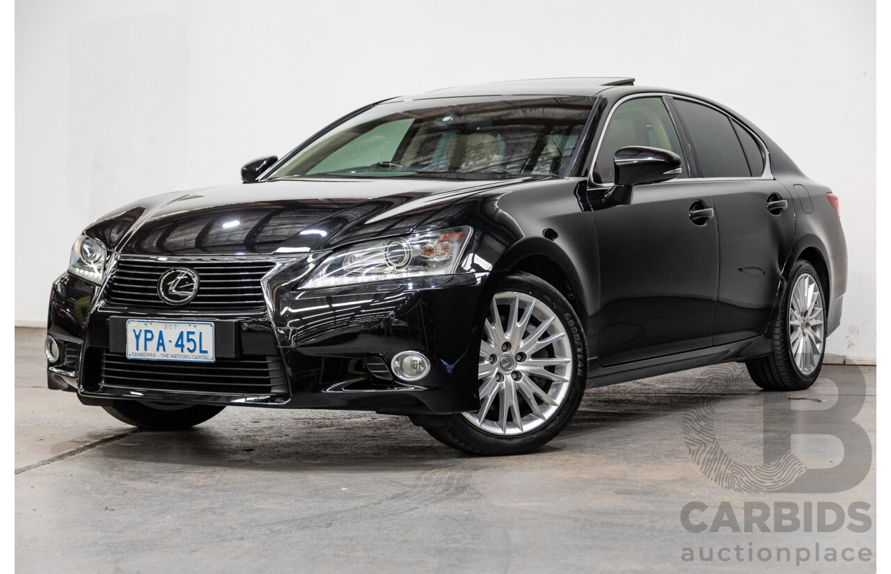 3/2012 Lexus GS250 Sport Luxury GRL11R 4d Sedan Metalic Black V6 2.5L