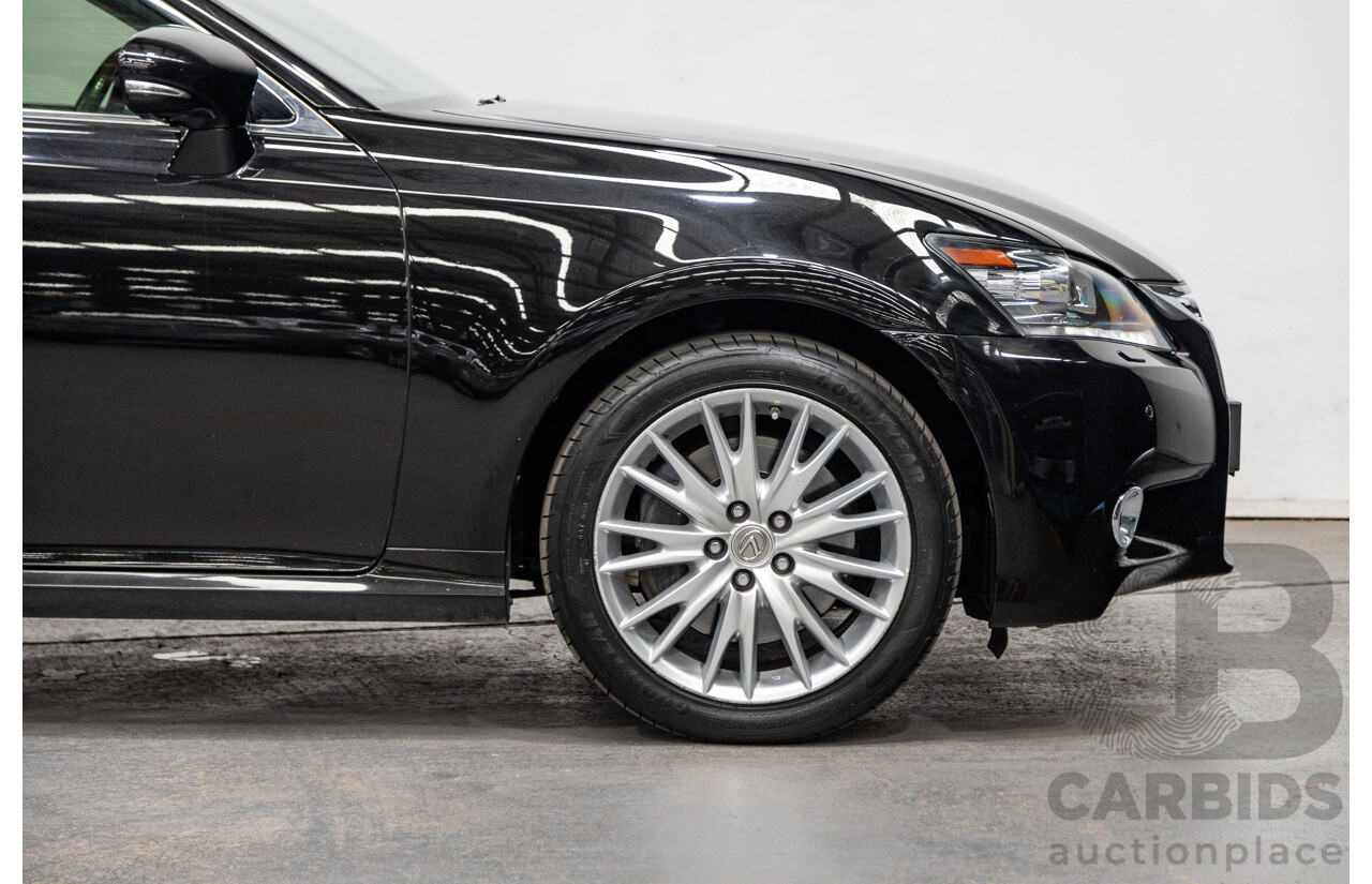 3/2012 Lexus GS250 Sport Luxury GRL11R 4d Sedan Metalic Black V6 2.5L