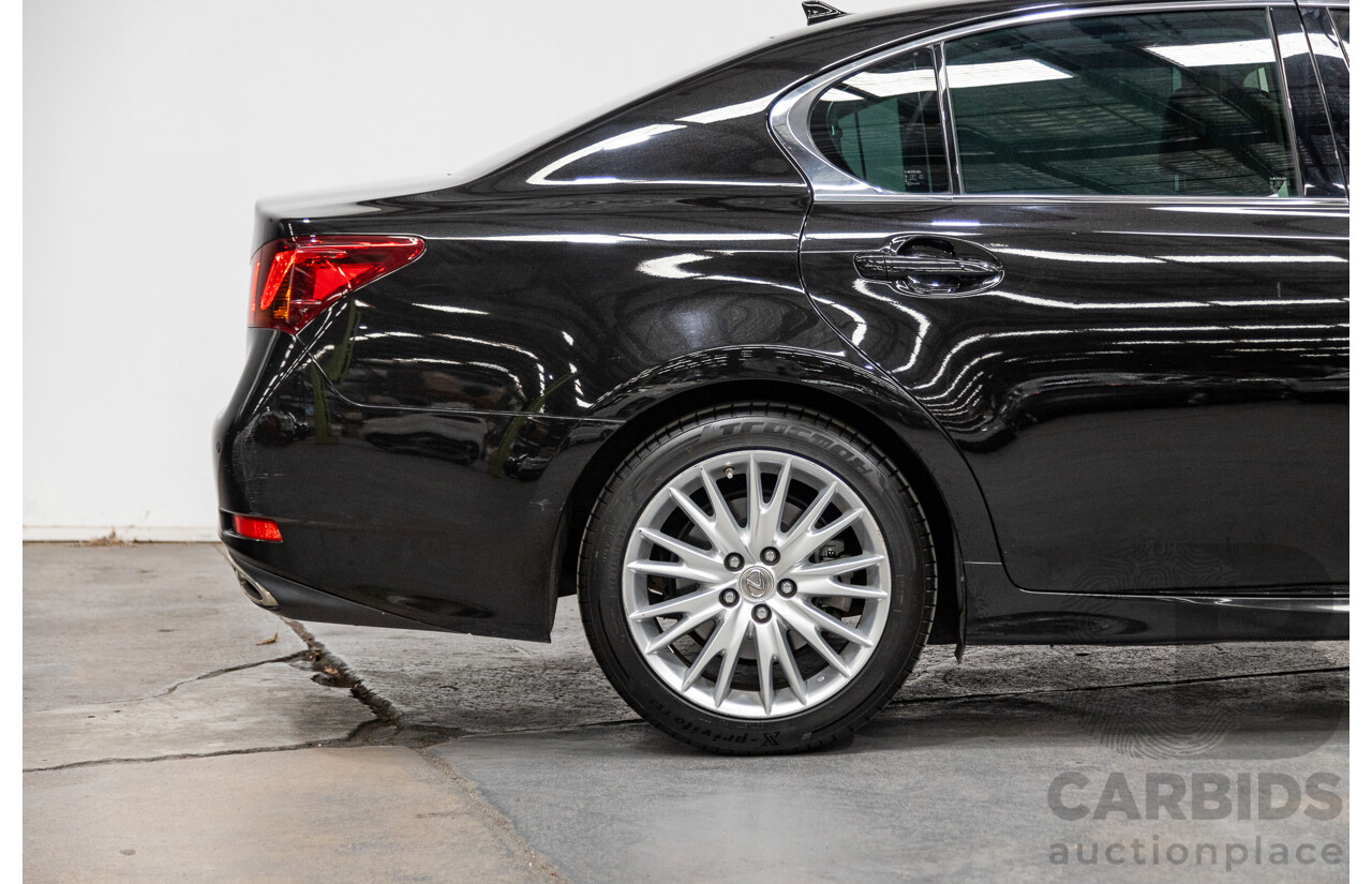 3/2012 Lexus GS250 Sport Luxury GRL11R 4d Sedan Metalic Black V6 2.5L