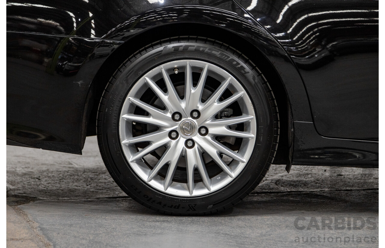 3/2012 Lexus GS250 Sport Luxury GRL11R 4d Sedan Metalic Black V6 2.5L