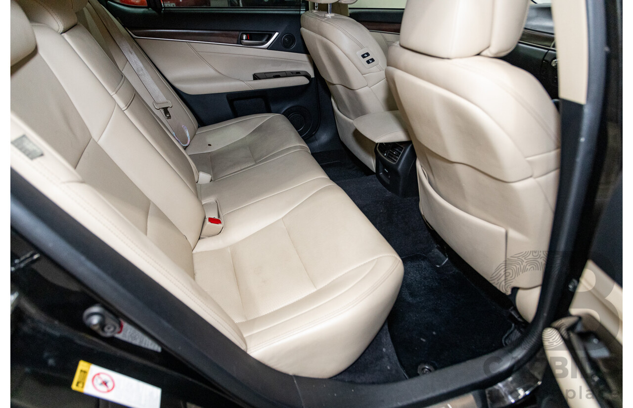 3/2012 Lexus GS250 Sport Luxury GRL11R 4d Sedan Metalic Black V6 2.5L