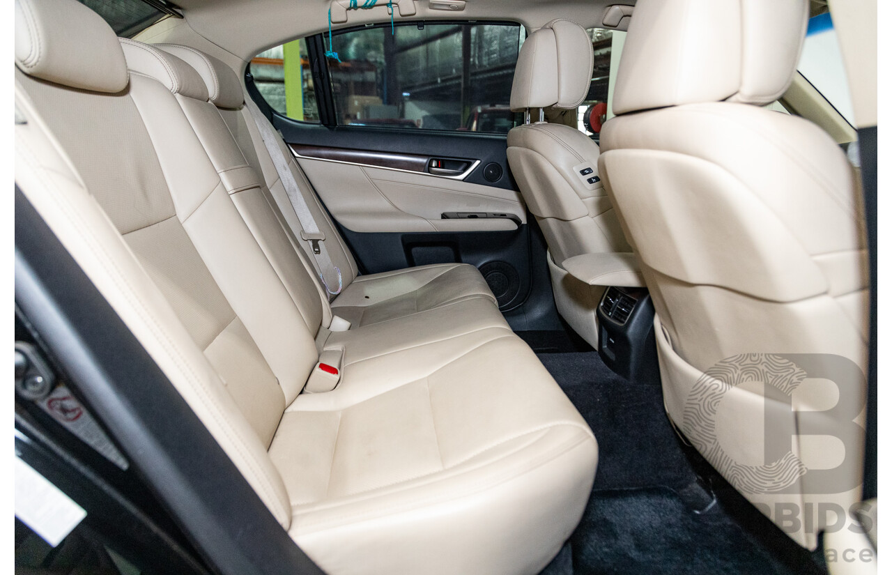 3/2012 Lexus GS250 Sport Luxury GRL11R 4d Sedan Metalic Black V6 2.5L