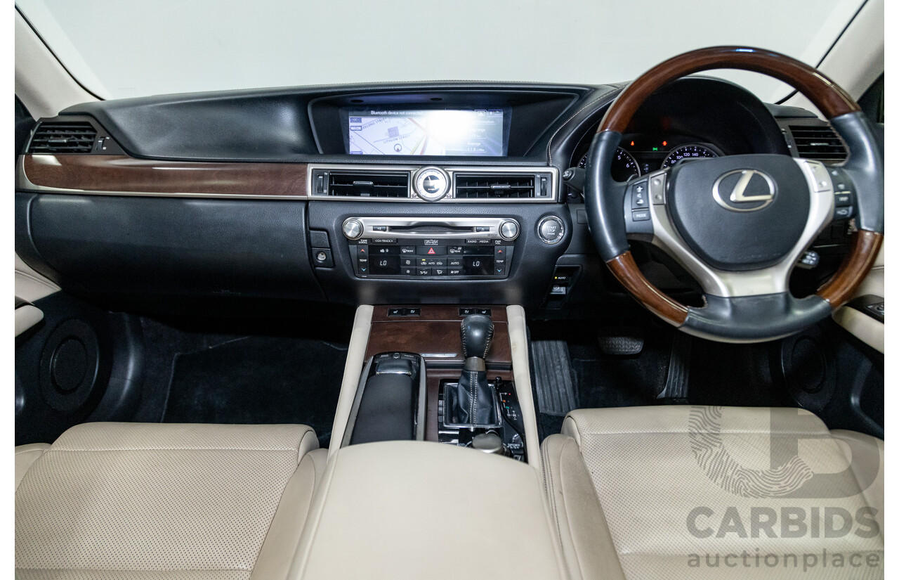 3/2012 Lexus GS250 Sport Luxury GRL11R 4d Sedan Metalic Black V6 2.5L