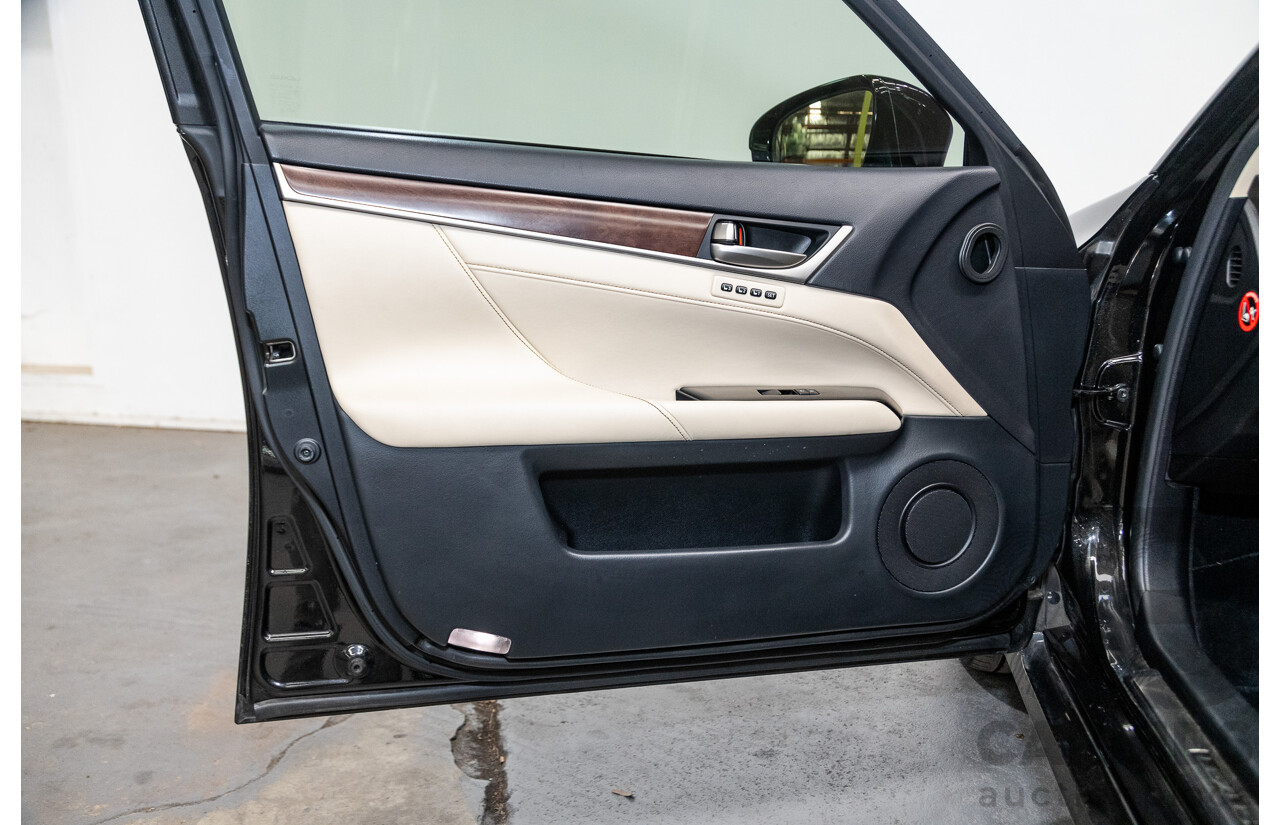 3/2012 Lexus GS250 Sport Luxury GRL11R 4d Sedan Metalic Black V6 2.5L