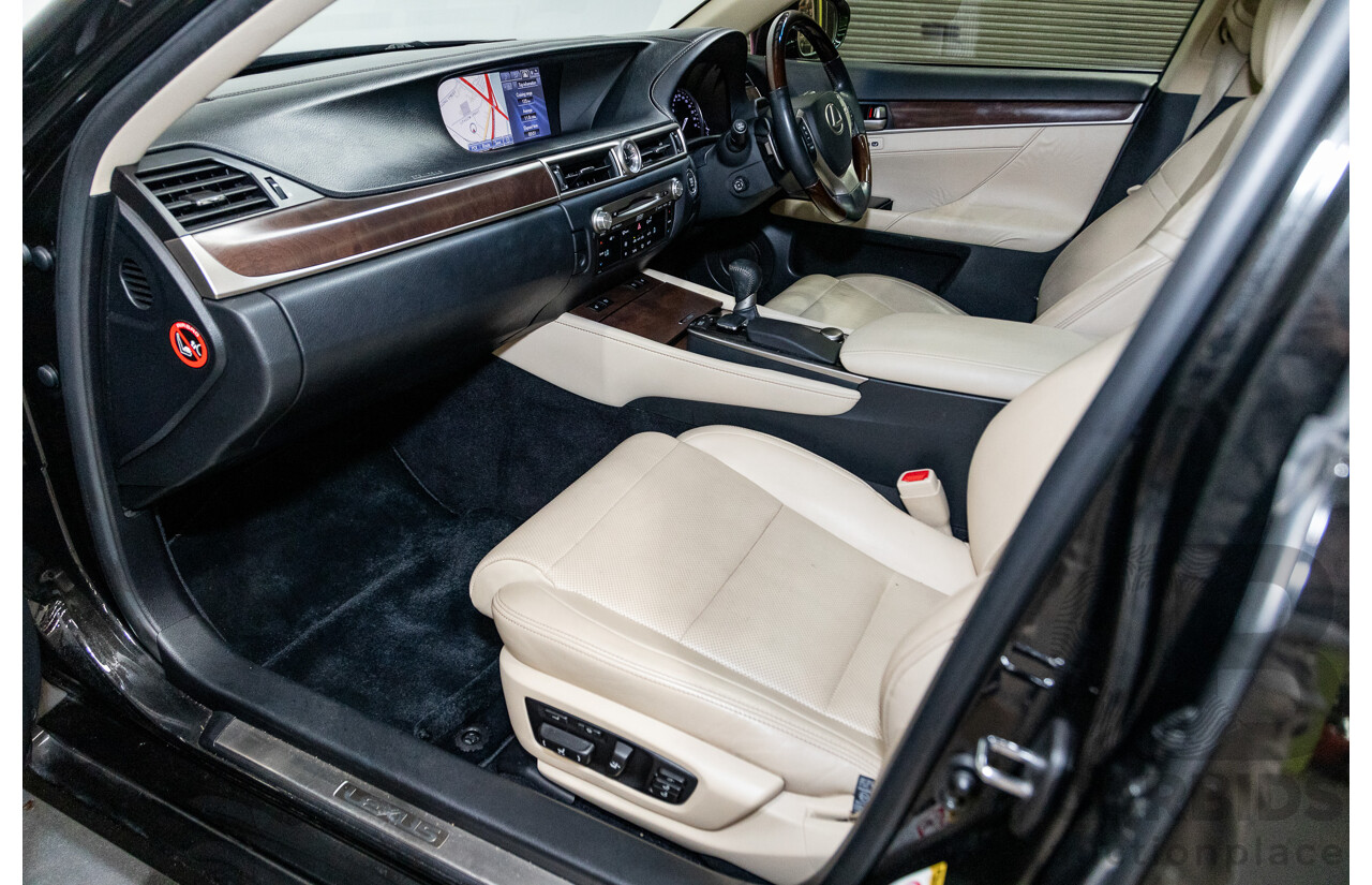 3/2012 Lexus GS250 Sport Luxury GRL11R 4d Sedan Metalic Black V6 2.5L