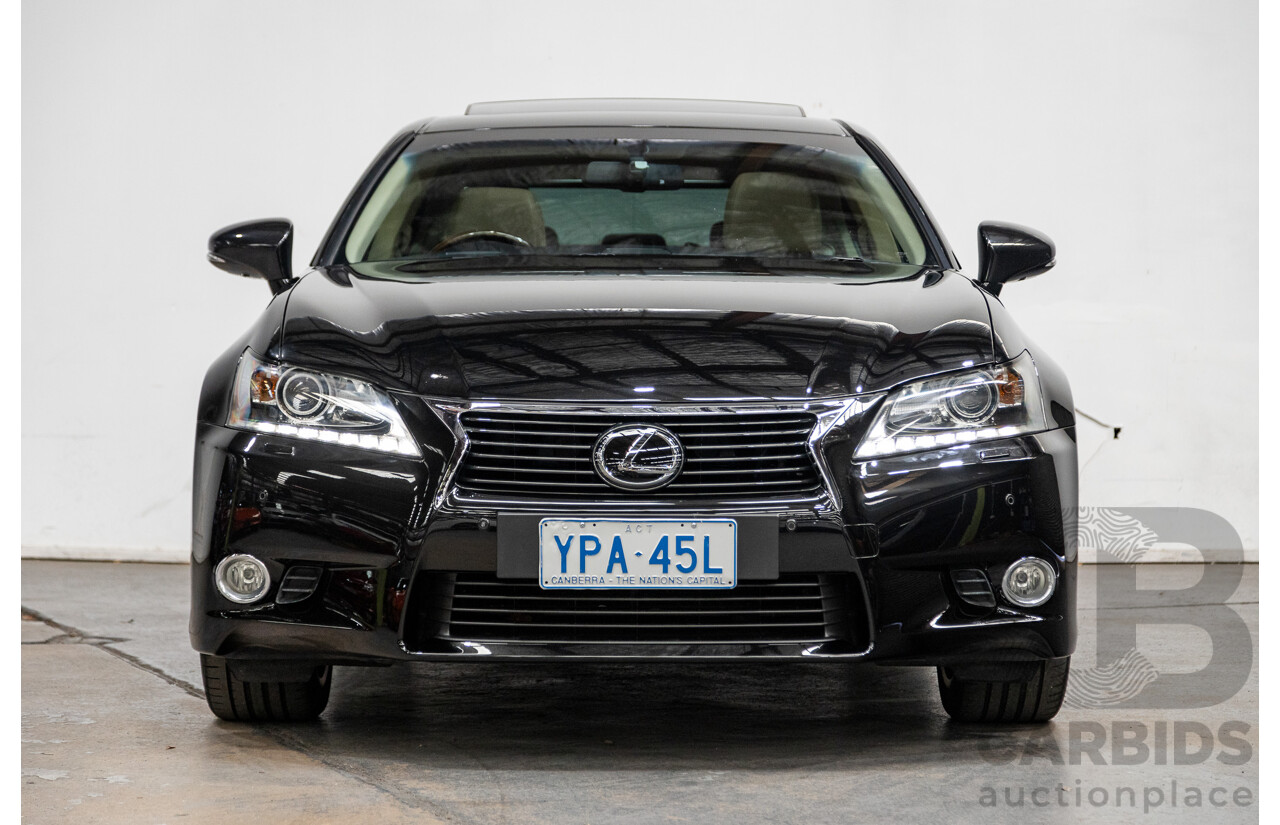 3/2012 Lexus GS250 Sport Luxury GRL11R 4d Sedan Metalic Black V6 2.5L