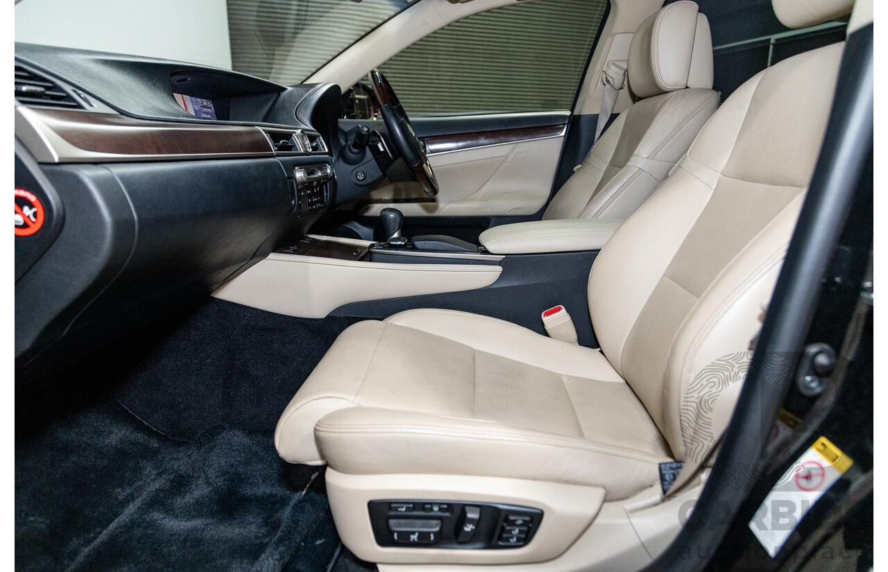 3/2012 Lexus GS250 Sport Luxury GRL11R 4d Sedan Metalic Black V6 2.5L