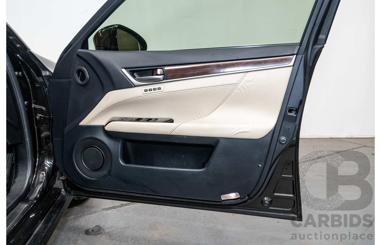 3/2012 Lexus GS250 Sport Luxury GRL11R 4d Sedan Metalic Black V6 2.5L