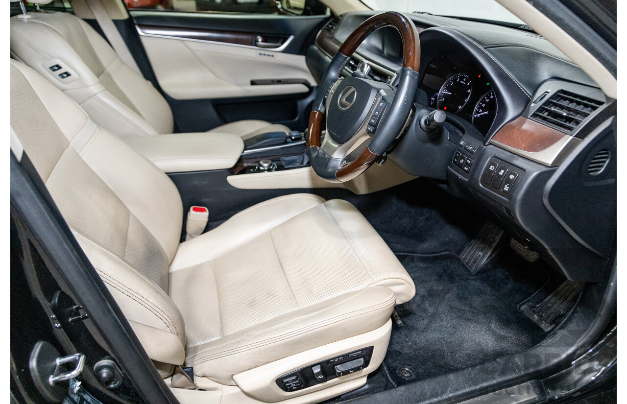 3/2012 Lexus GS250 Sport Luxury GRL11R 4d Sedan Metalic Black V6 2.5L