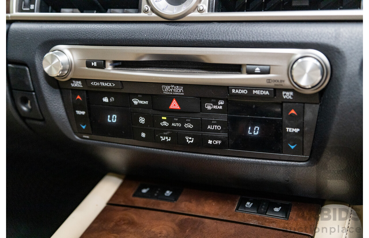 3/2012 Lexus GS250 Sport Luxury GRL11R 4d Sedan Metalic Black V6 2.5L