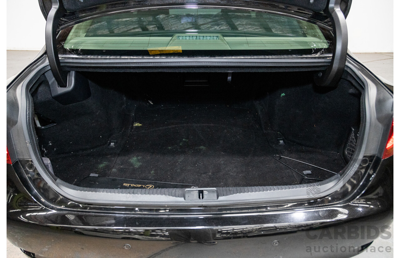 3/2012 Lexus GS250 Sport Luxury GRL11R 4d Sedan Metalic Black V6 2.5L