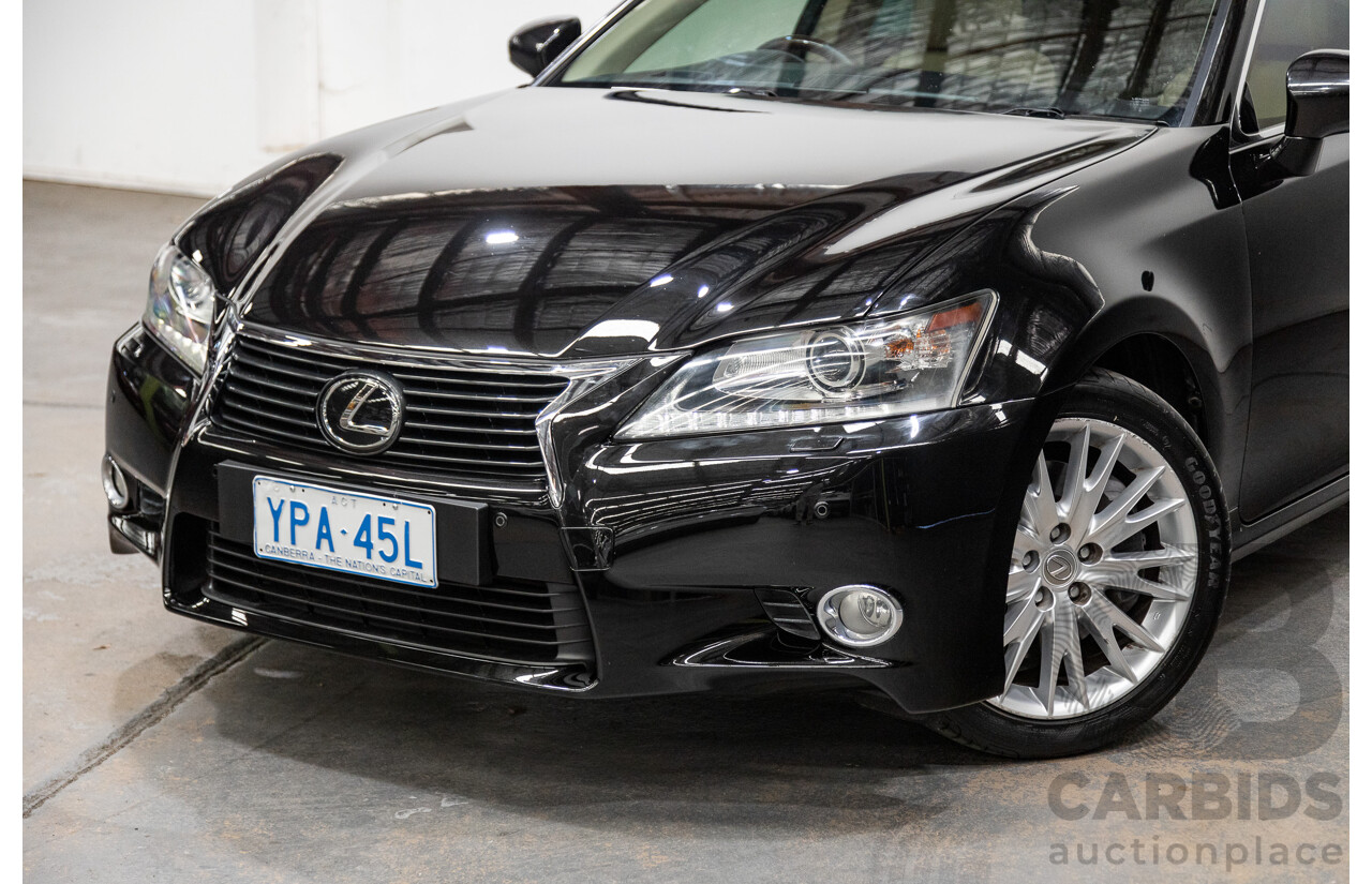 3/2012 Lexus GS250 Sport Luxury GRL11R 4d Sedan Metalic Black V6 2.5L