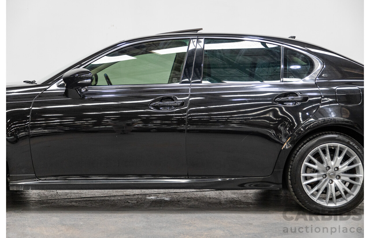 3/2012 Lexus GS250 Sport Luxury GRL11R 4d Sedan Metalic Black V6 2.5L