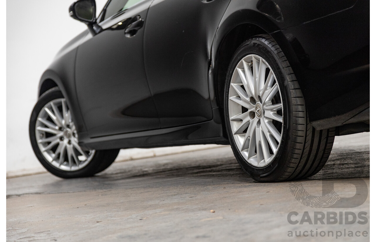 3/2012 Lexus GS250 Sport Luxury GRL11R 4d Sedan Metalic Black V6 2.5L