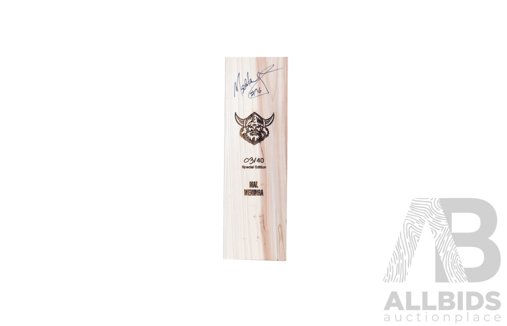 Mal Meninga 13th Rugby League Immortal - Personally Signed Underground Spirits 40th Anniversary Gin