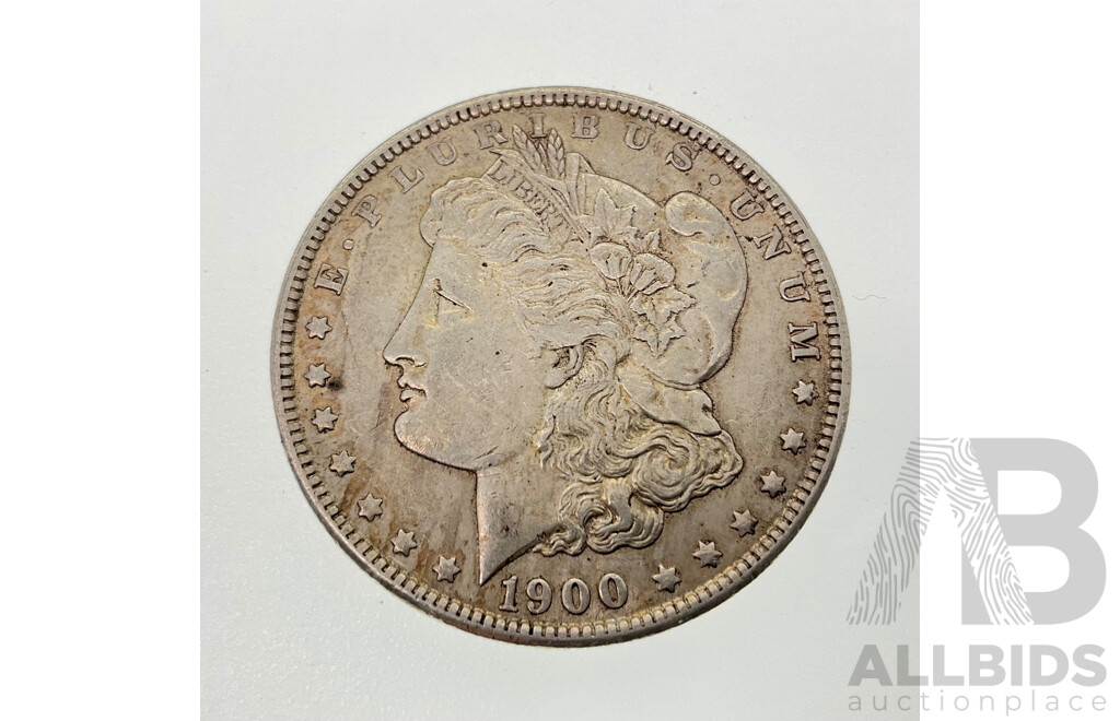 USA 1900 One Silver Morgan Dollar, Philadelphia Mint .900