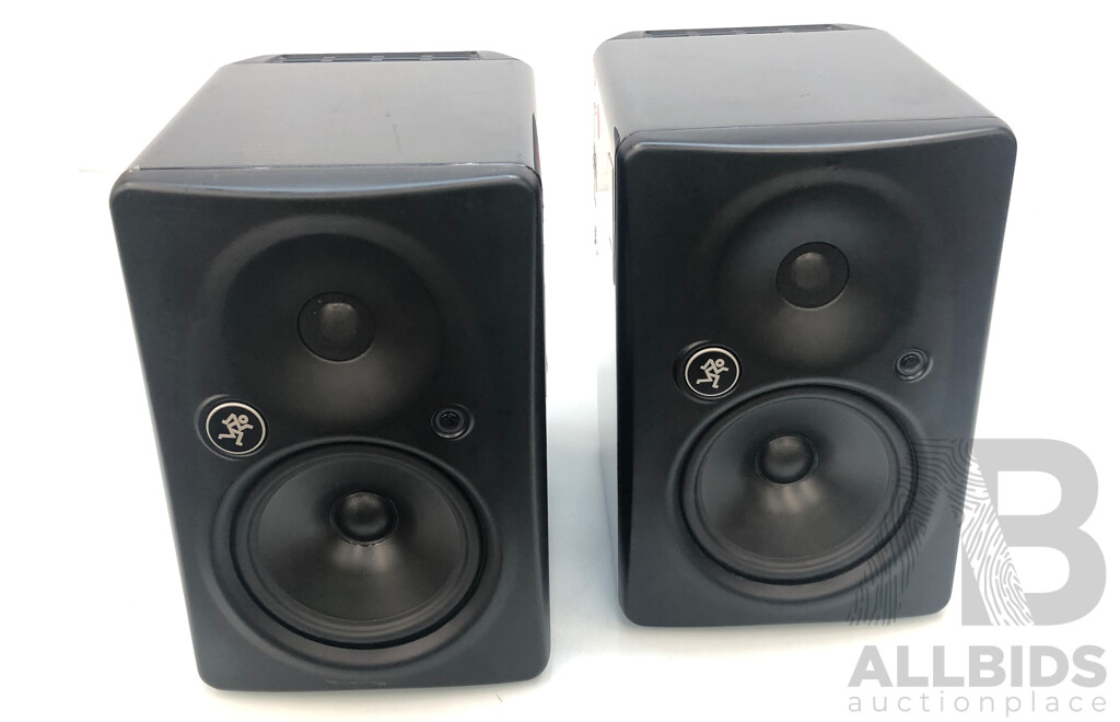 Mackie HR624 MK II Active Studio Monitor Speakers - Lot of Two
