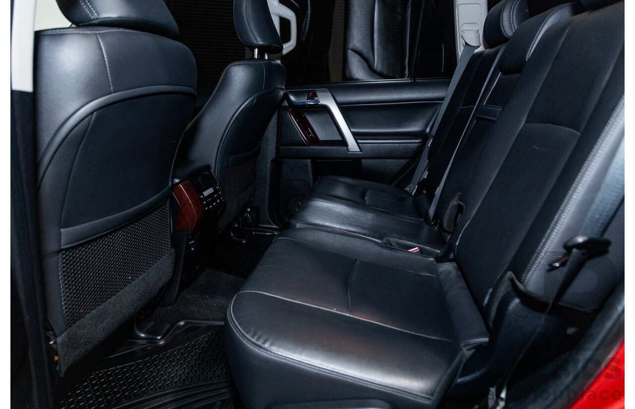 06/2017 Toyota Landcruiser Prado VX (4x4) GRJ150R MY17 4d Wagon Wildfire Metallic V6 4.0L - 7 Seater